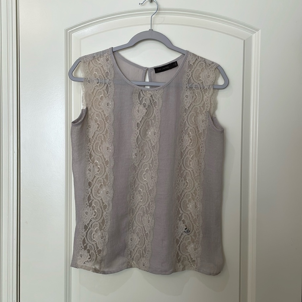 Tan blouse